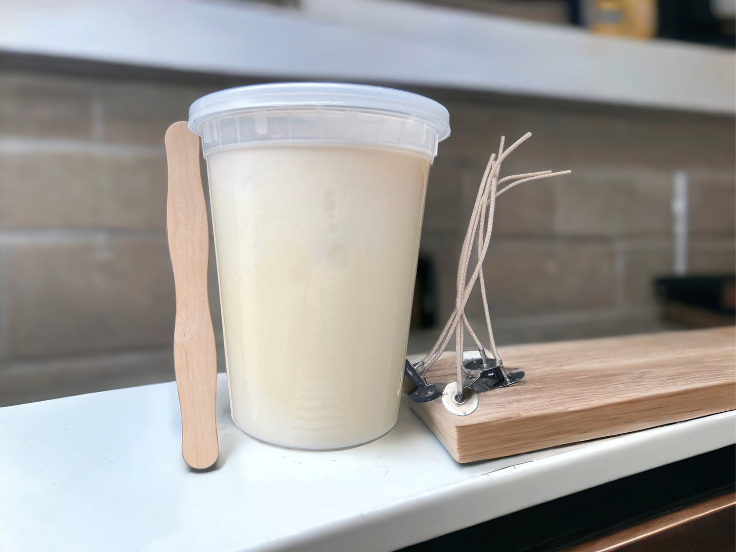 Refill Kit for Small Baguette Dough Bowl Candle