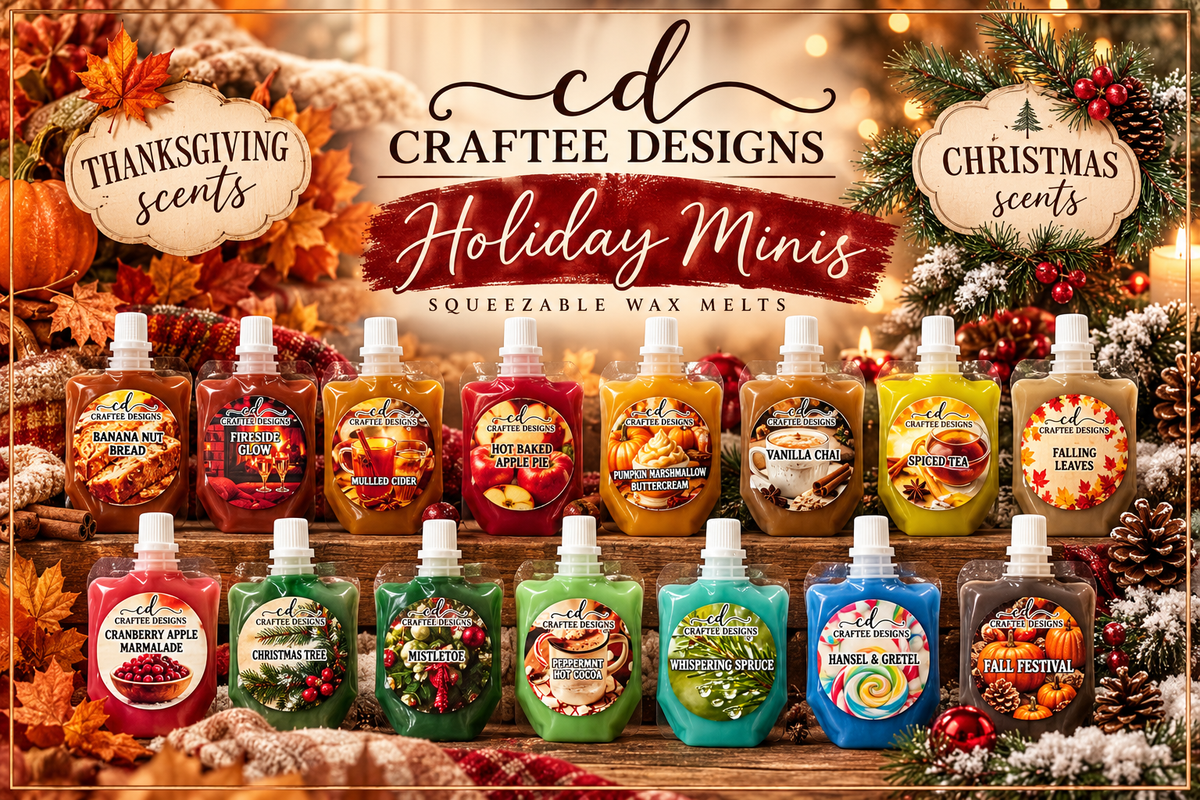Holiday Minis - Squeezable Wax Melts